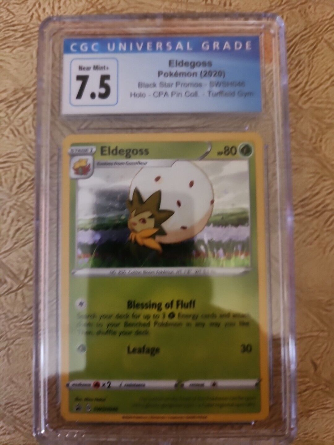 CGC 7.5 Eldegoss Pokémon 2020 Sword & Shield Reverse Holo