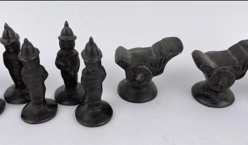 12pc Lot Burma Burmese Bronze Figures Avian Opium Weights ca.19th Century 