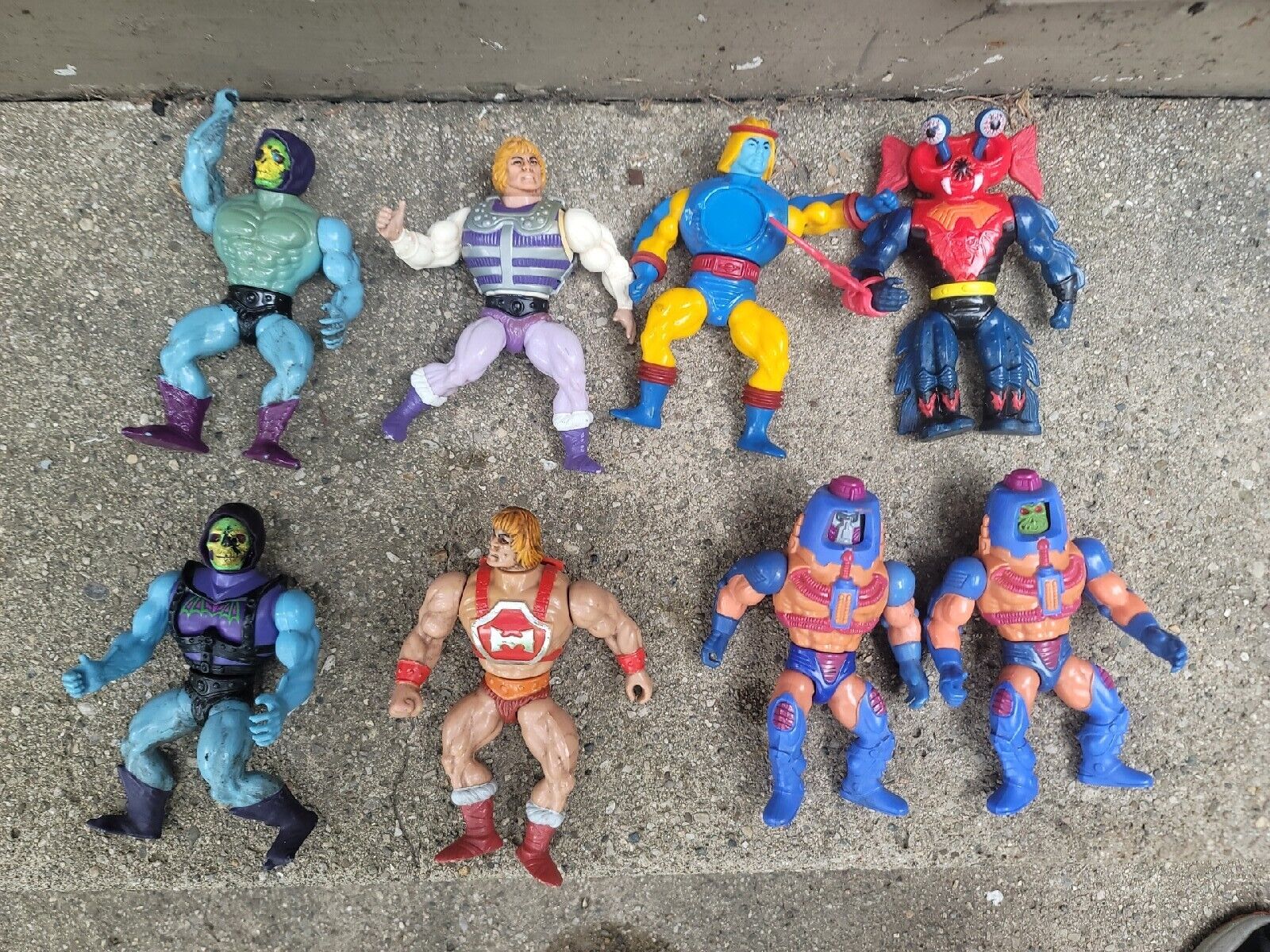 Masters Of The Universe MOTU He Man Lot Of 8 Vintage Figures