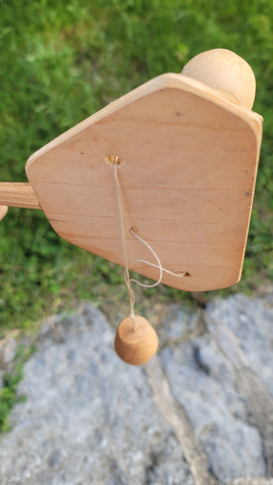 Handmade Old Fashioned Wooden Game Two Bears Eating Honey Magaw Studios 