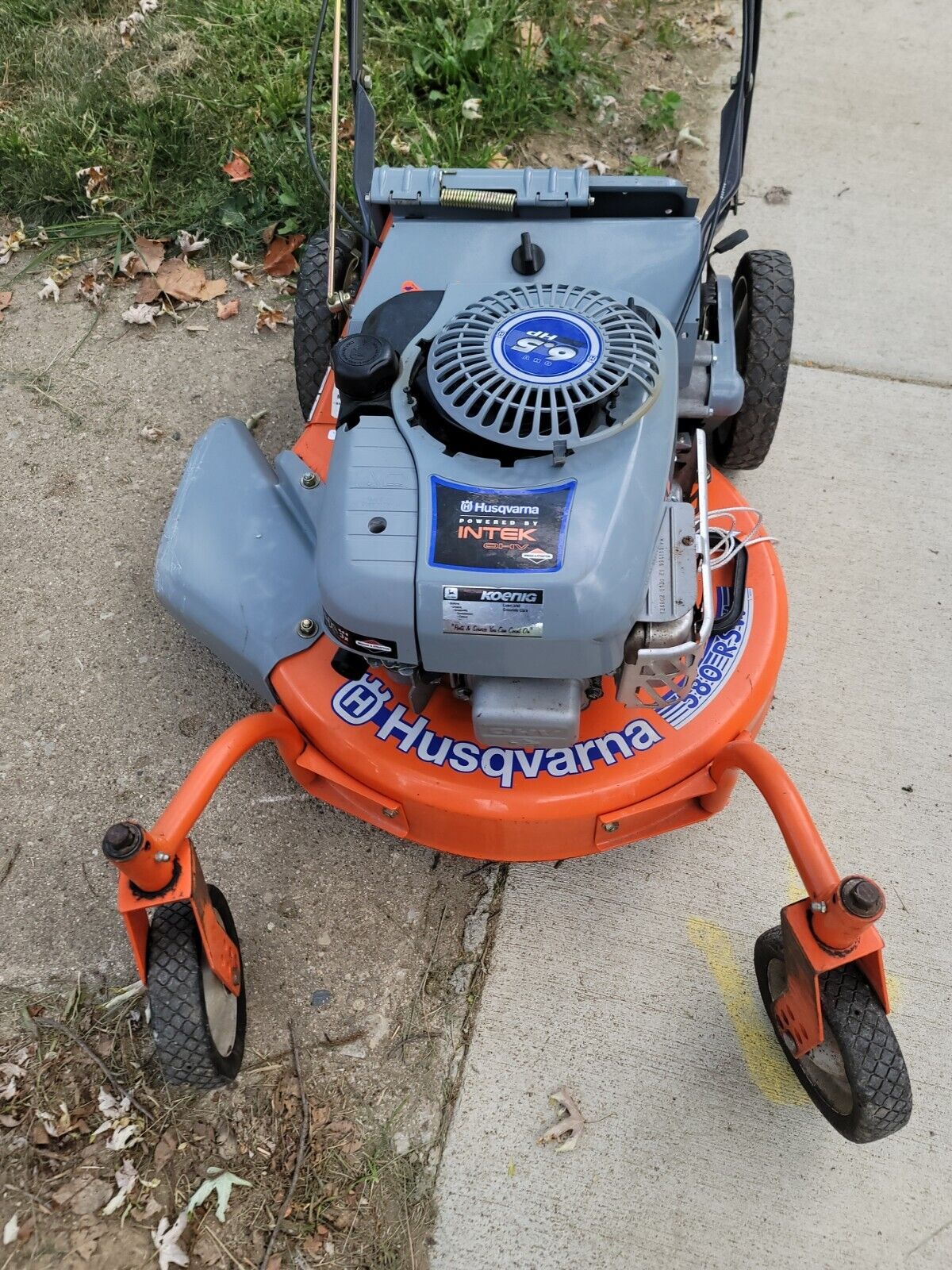 USED HUSQVARNA 580RSW PUSH MOWER Needs Pull String 