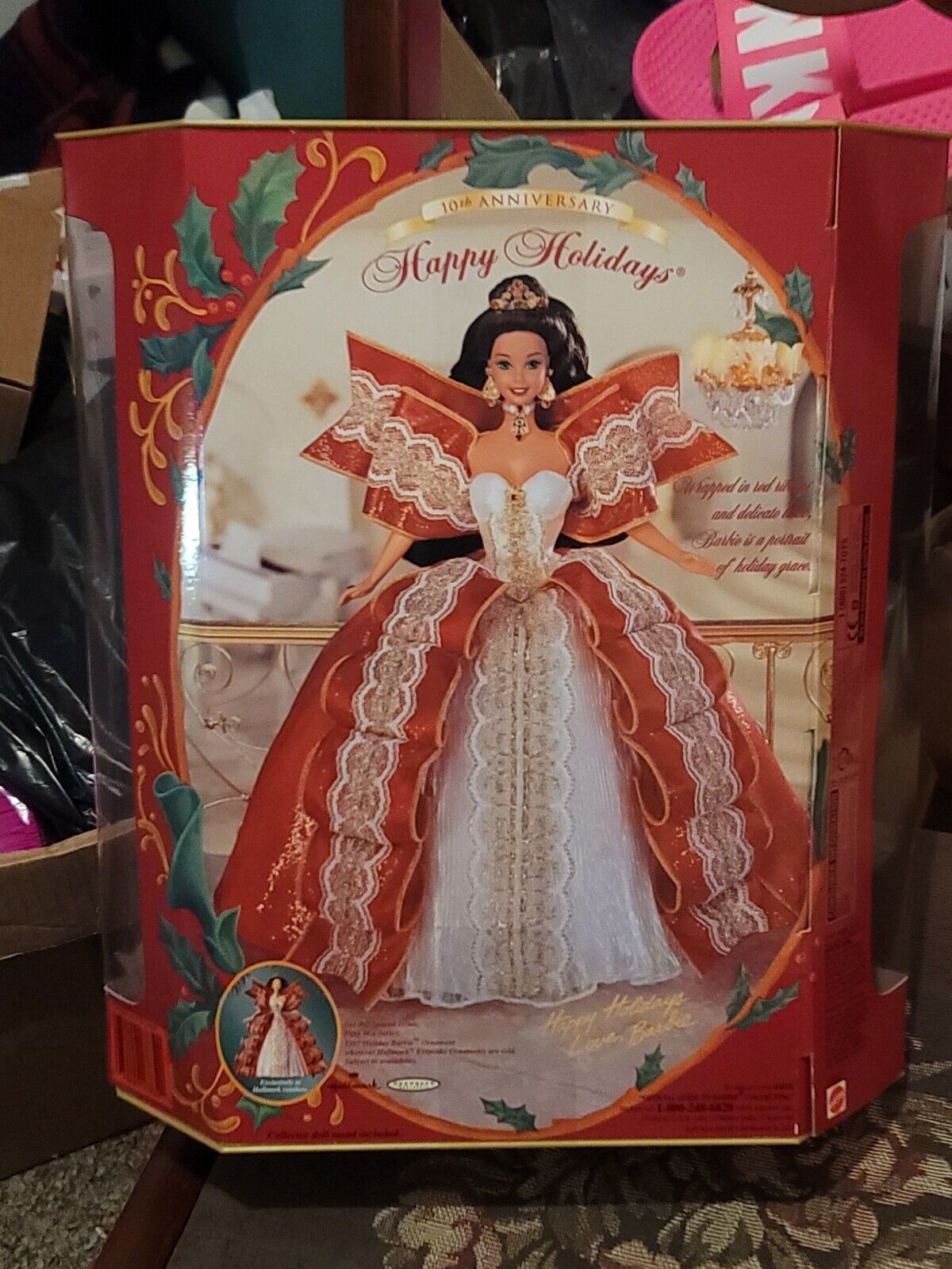 Rare Happy Holidays 10th Anniversary Special Edition Barbie