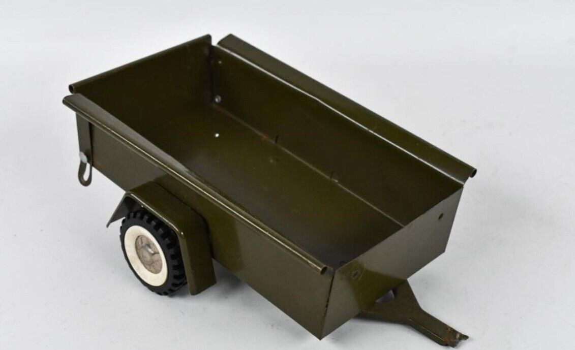 STRUCTO 1960’s Structo U. S. Army Engineers Pressed Steel Dump Truck/JEEP & More