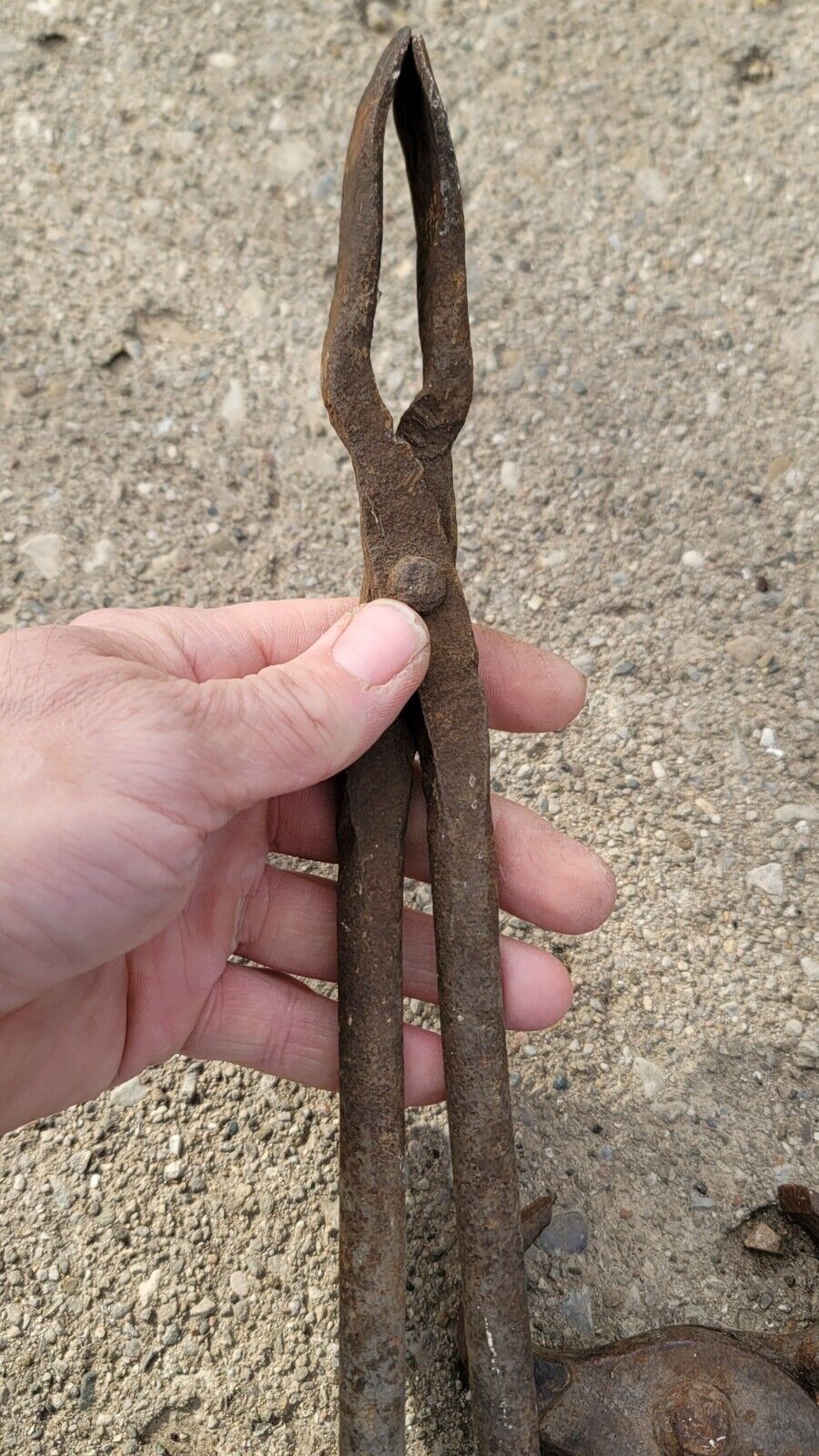 Lot Of 3 ANTIQUE Blacksmith Anvil Nippers Tongs Cutters VINTAGE Tools LOT USA