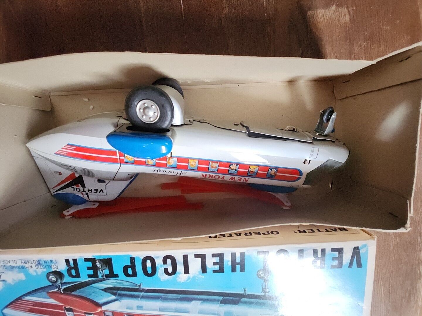 Japan Alps Vertol Helicopter Airport Service no 5783 Collectible Toy Airplane