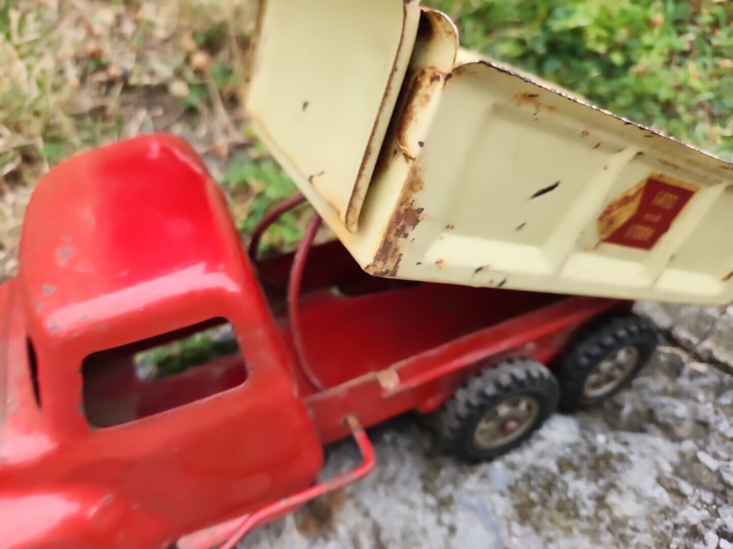 Vintage 1950s/1960s Buddy L  Dump Truck Pressed Steel 