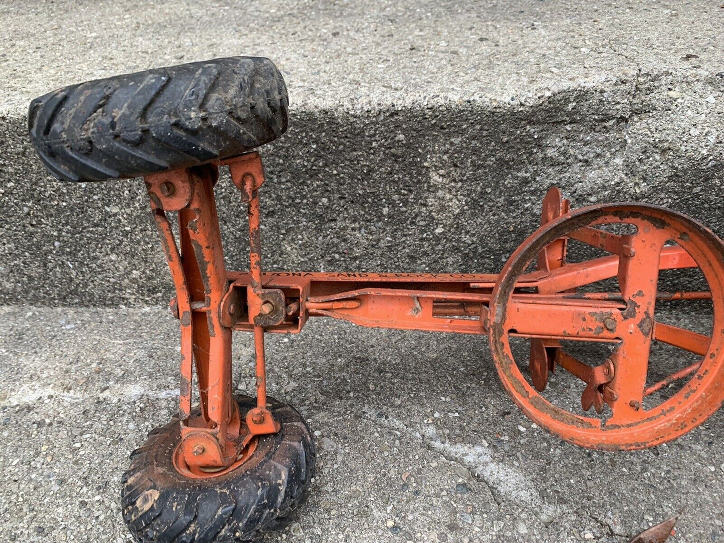 Vintage Doepke Metal Goodyear Road Grater Parts Restoration Ross Tonka