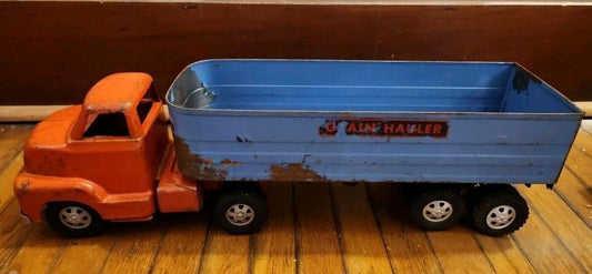 Vintage 1950's Dunwell Buckeye Grain Hauler Truck /Trailer