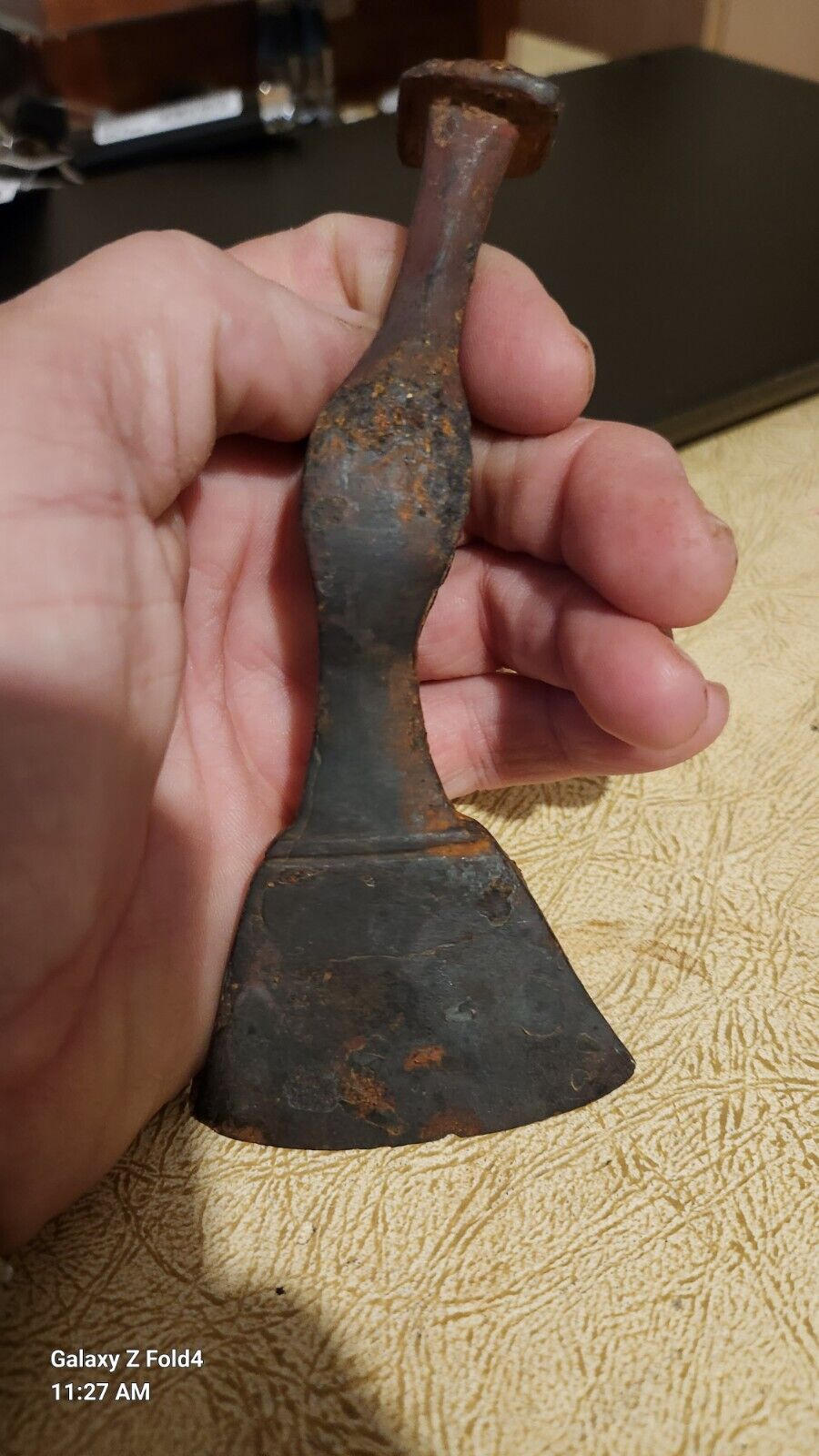 RARE ANCIENT SCYTHIAN  AXE HEAD War Relic Native American 