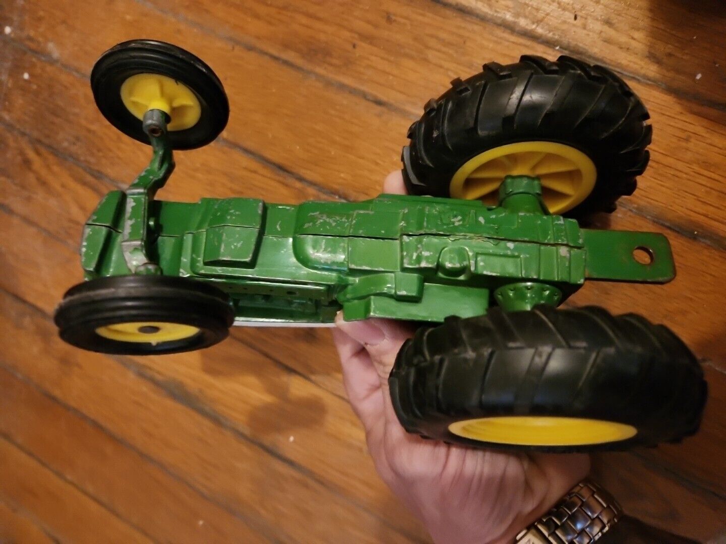 VINTAGE John Deere ERTL ESKA Tractor All Original 1/16 1950-60 Era