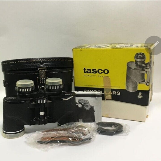 Vintage Tasco Binoculars 7 X 35 mm Original Box Wide Decor 