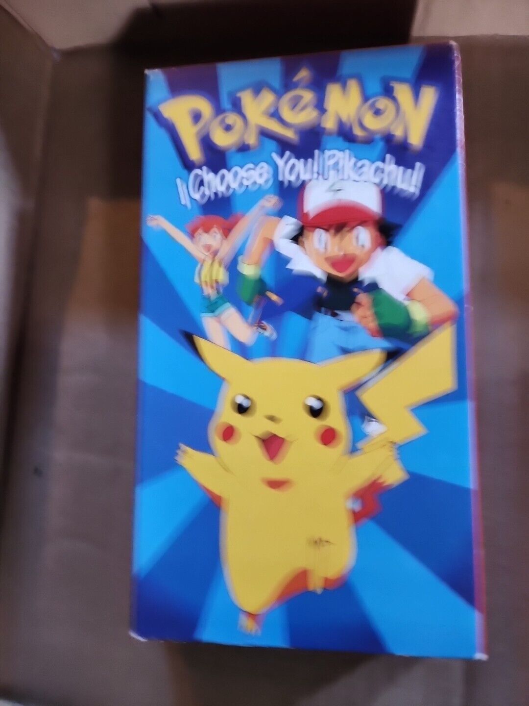 Pokemon I Choose You Pikachu VHS VCR Video Tape Nintendo 2 Available 