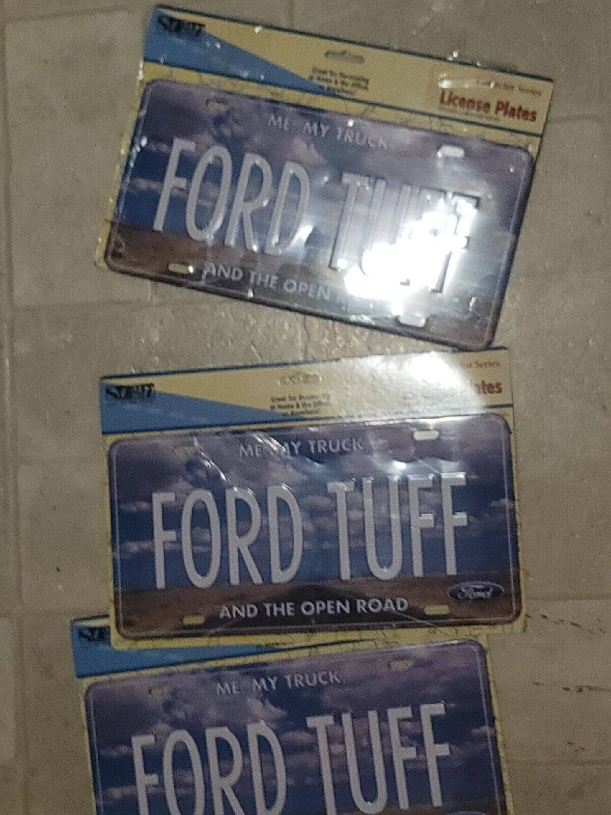 Ford Tuff License Plate - SOTT12050 Mustang 