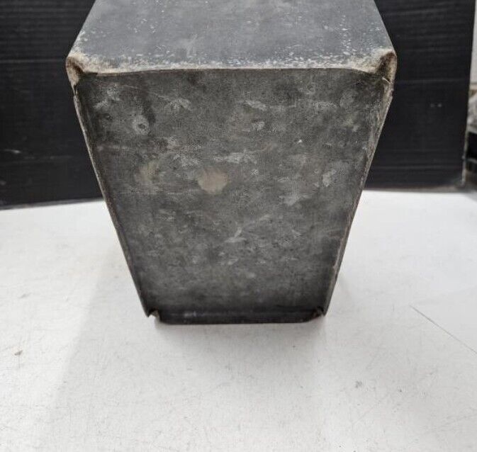 Vintage Milk Box Galvanized Metal Property East Jersey Farm Dairy Anderson In