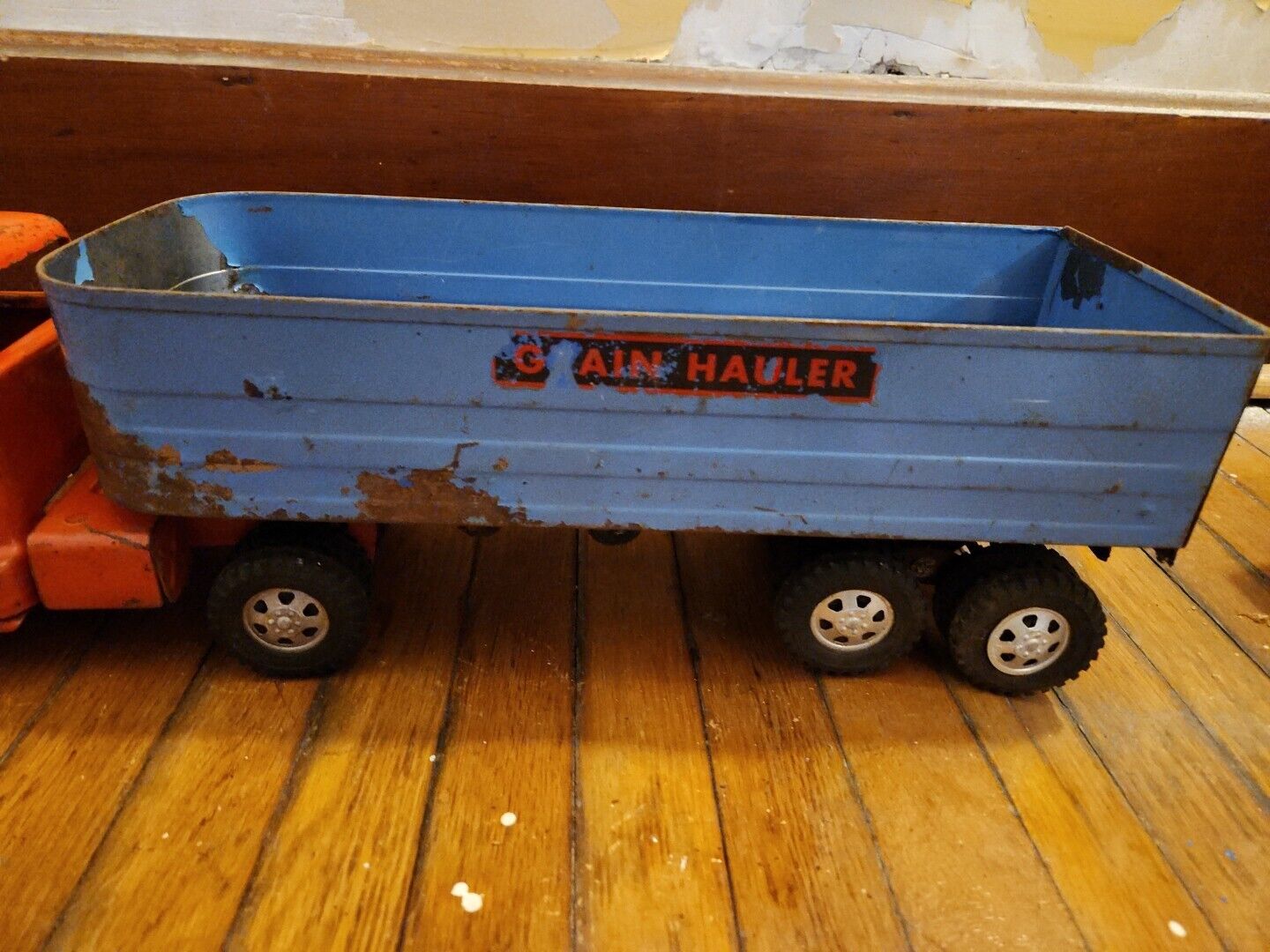 Vintage 1950's Dunwell Buckeye Grain Hauler Truck /Trailer