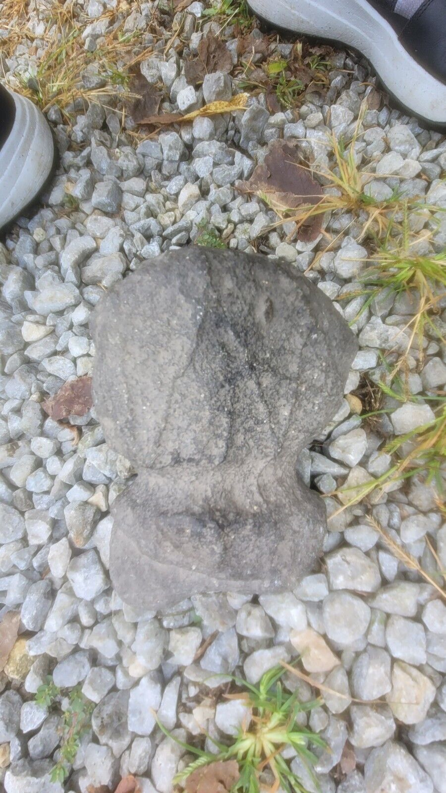 Native American Stone Grinding Stone W/ Two Grooves 