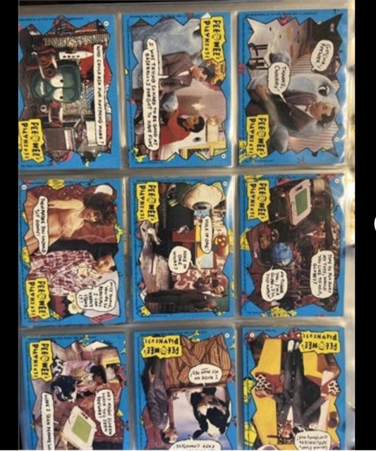 Pee Wee Herman Playhouse Fun Packs Card Set 1-33 Topps 1989