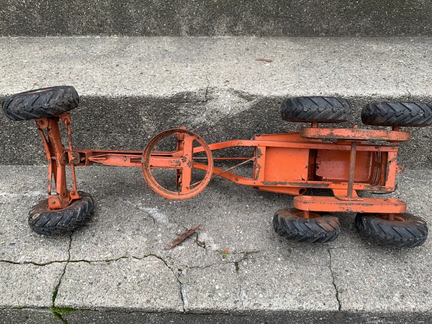 Vintage Doepke Metal Goodyear Road Grater Parts Restoration Ross Tonka