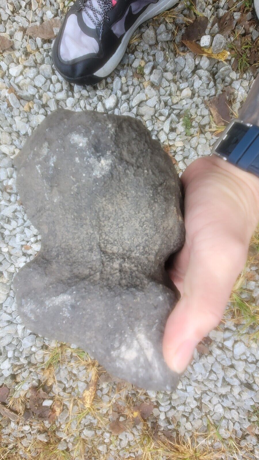 Native American Stone Grinding Stone W/ Two Grooves 