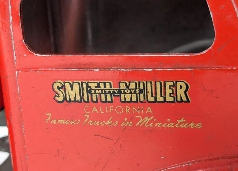 Vintage Original Smith Miller GMC Mobilgas Mobil Oil Tanker Toy Truck Collect