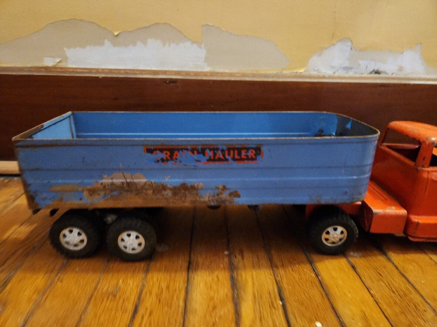 Vintage 1950's Dunwell Buckeye Grain Hauler Truck /Trailer