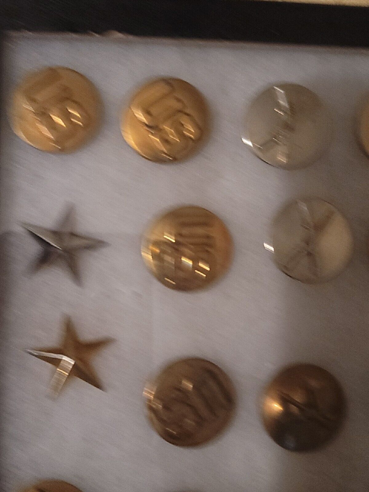 Nineteen (35) Assorted Military Uniform Buttons Mixed Lot