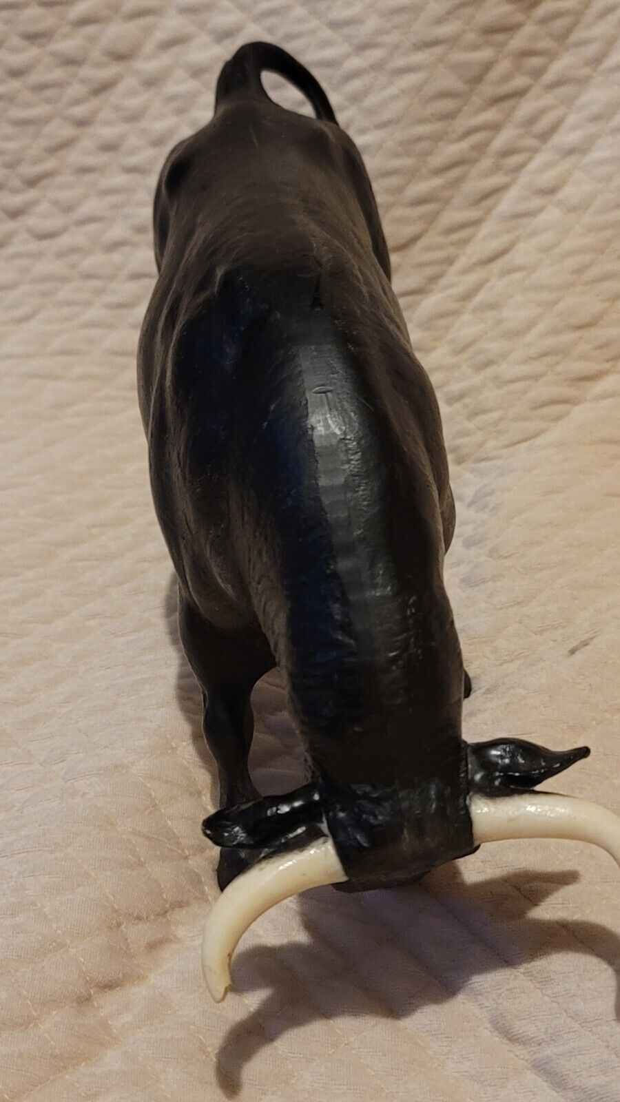 VINTAGE BREYER Spanish Fighting Matte BULL Black Mold 73 Animal VERY RARE