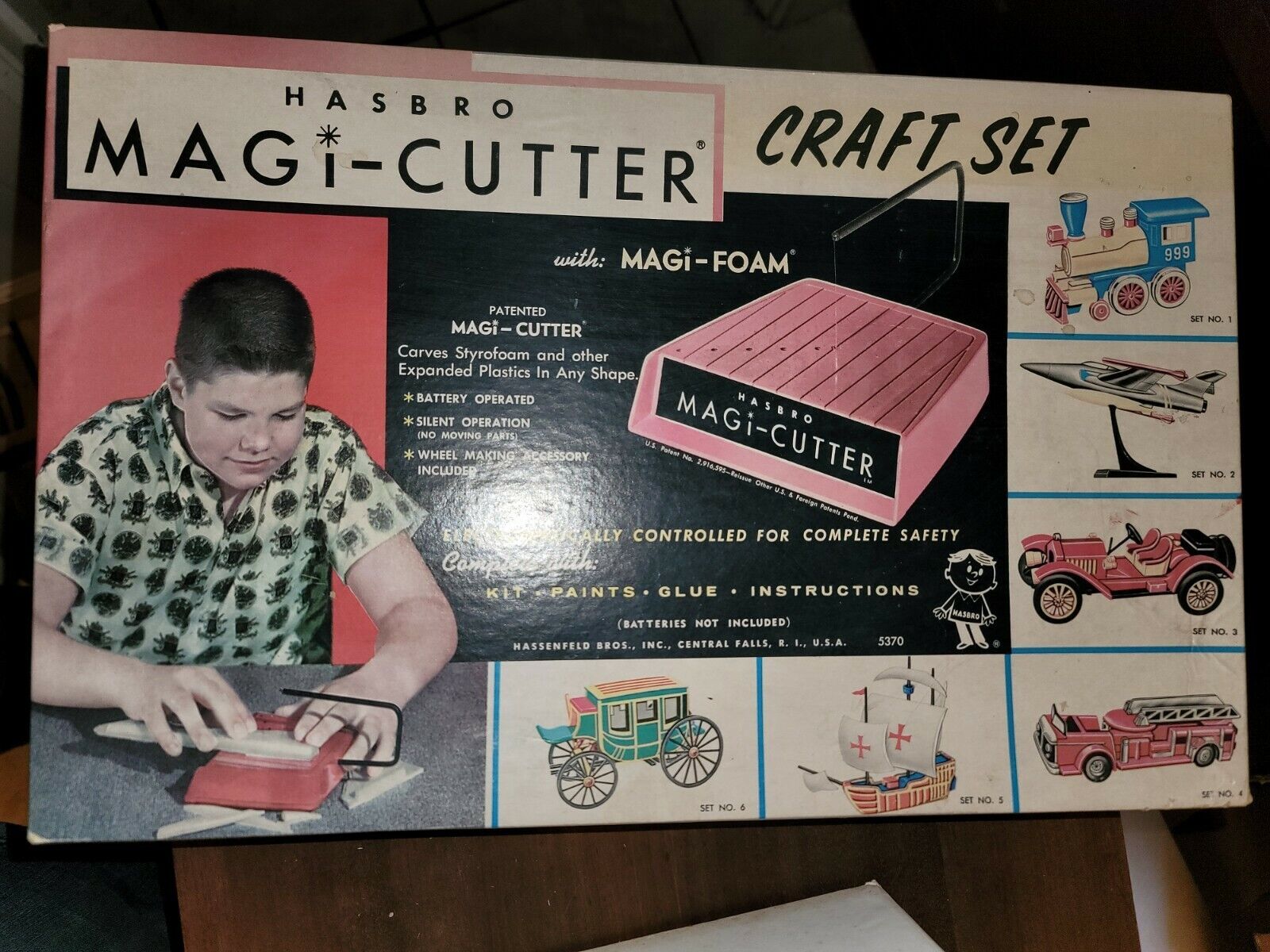 Magi-Cutter Vintage Craft Set No.1 train by Hasbro 1959 USED RARE 