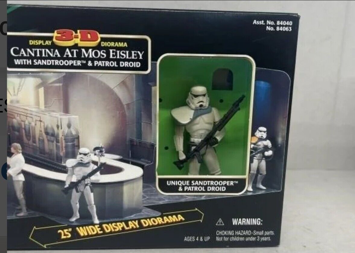 Hasbro Star Wars The Power of the Force 3D Diorama Cantina at Mos Eisley EG