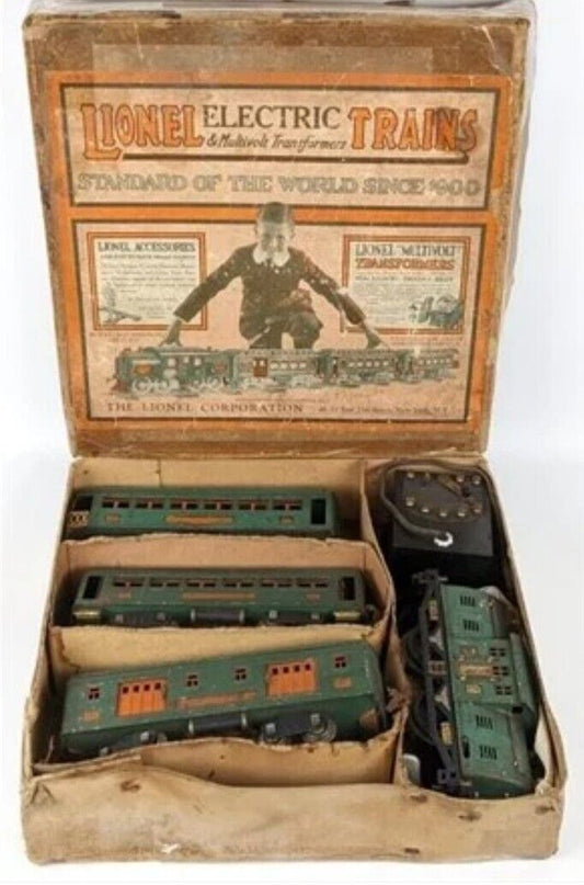 Lionel Prewar Standard Gauge 350 Set Original Box 