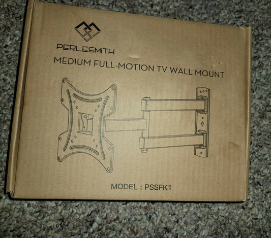 PERLESMITH Full Motion TV Wall Mount Bracket for 13-42 Inch TVs with Swivel & 16