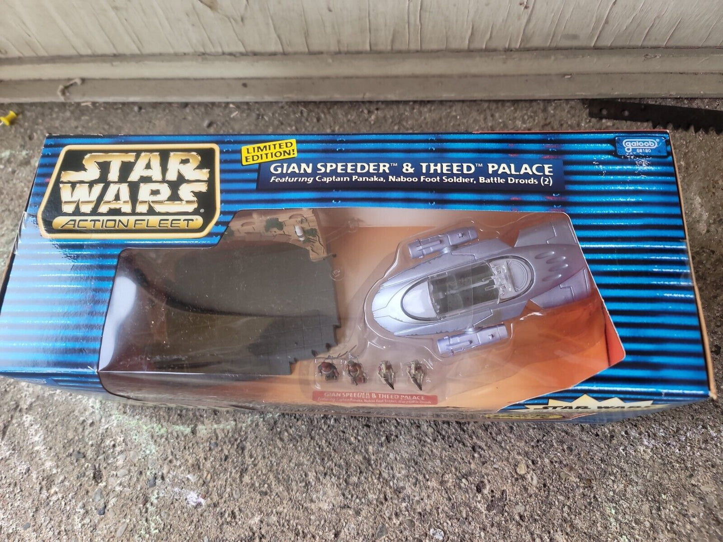 Star Wars Action Fleet Micro Machines Episode 1 GIAN SPEEDER THEED PALACE 1999