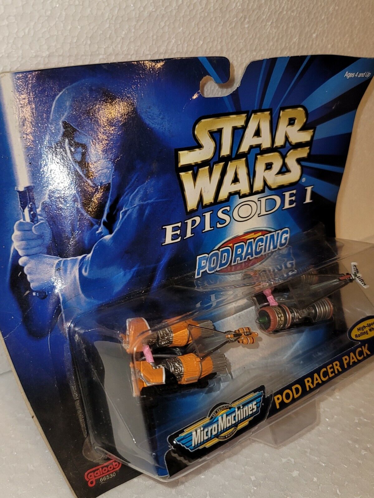 Micromachines Star Wars Episode 1 Pod Racing Pack 2, 1998 by Galoob Vintage