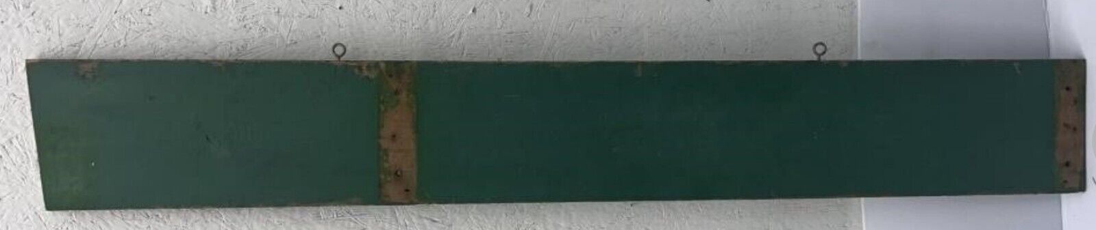 VINTAGE GREEN STUDEBAKER CARS AND TRUCKS Hand Painted Wood SIGN 9" X 59"  