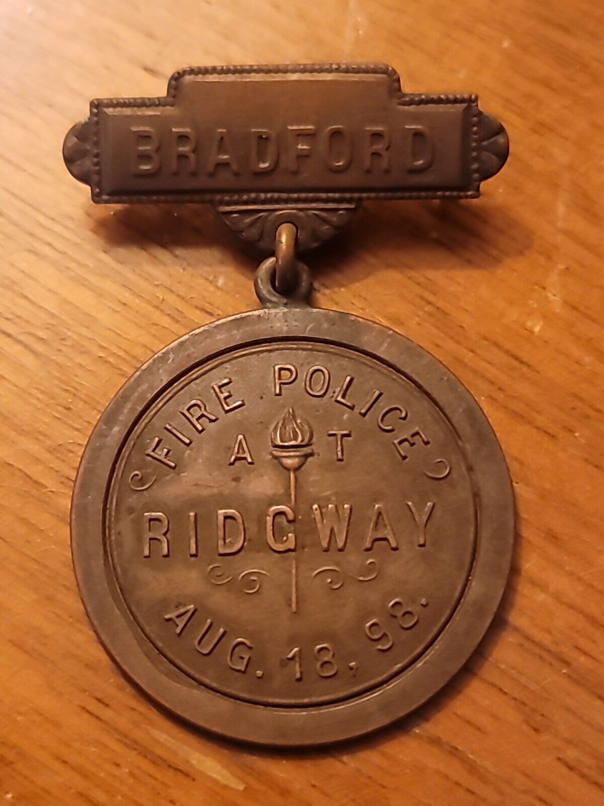 Vintage Antique Volunteer Fire Department Pennsylvania - Cc Penfold 1898