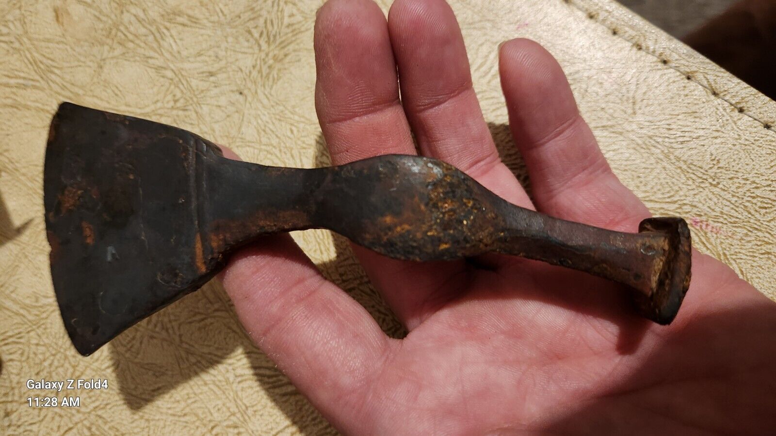 RARE ANCIENT SCYTHIAN  AXE HEAD War Relic Native American 