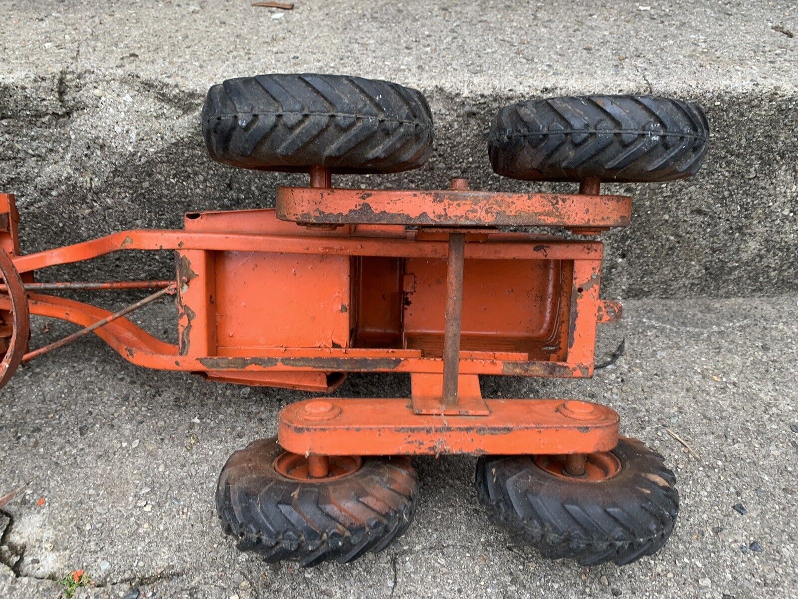 Vintage Doepke Metal Goodyear Road Grater Parts Restoration Ross Tonka