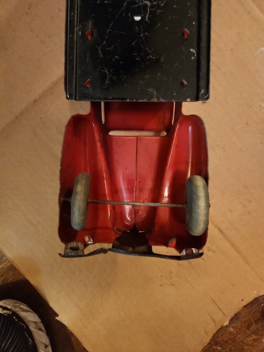 Vintage Toy 1930's Wyandotte Service Wrecker Tow Truck Pressed Steel 1187 As Is 