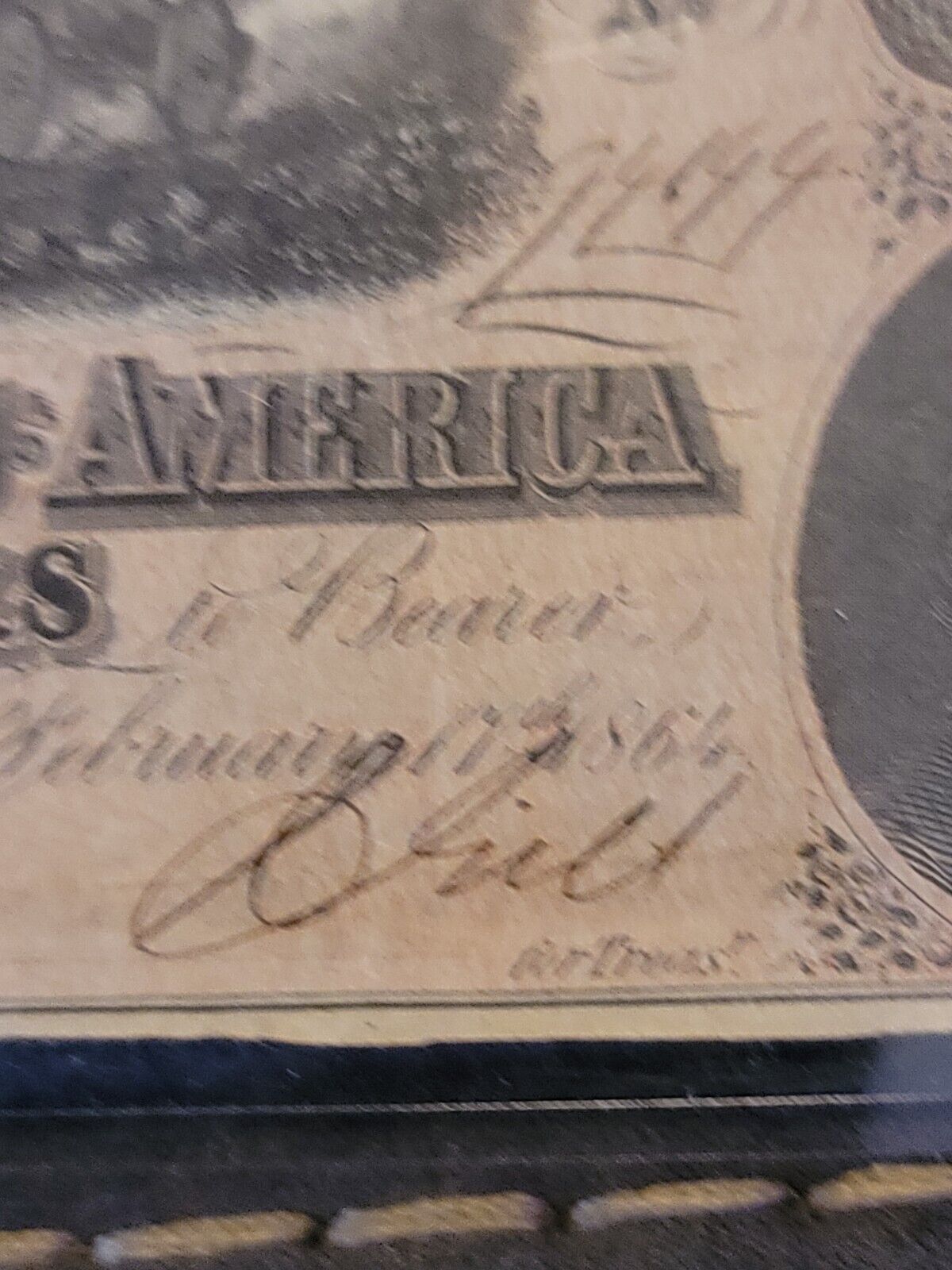 CONFEDERATE STATES $10 BANK NOTE FEB 17, 1864 