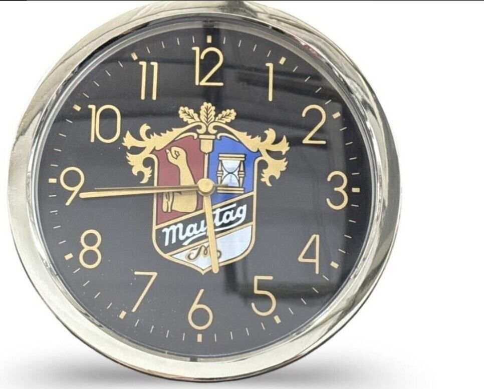 Vintage Maytag Wall Clock Advertising Sign Retro MCM WORKS 10.5"