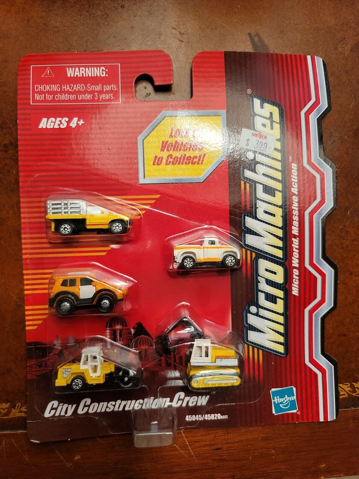 City Construction Crew  Hasbro Micro Machines Rare Vintage 45845