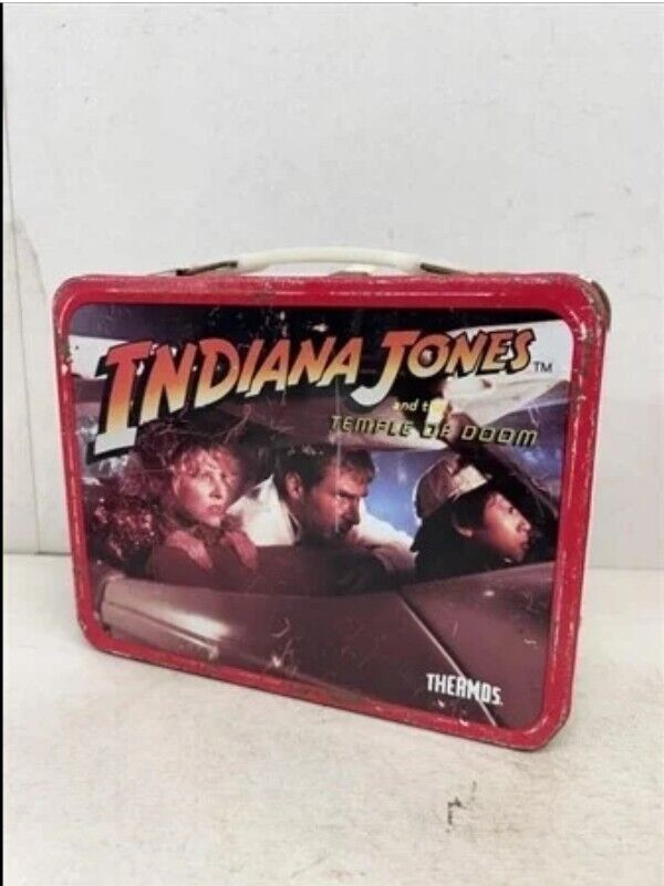 Vintage 1984 Indiana Jones Temple of Doom Lunchbox 