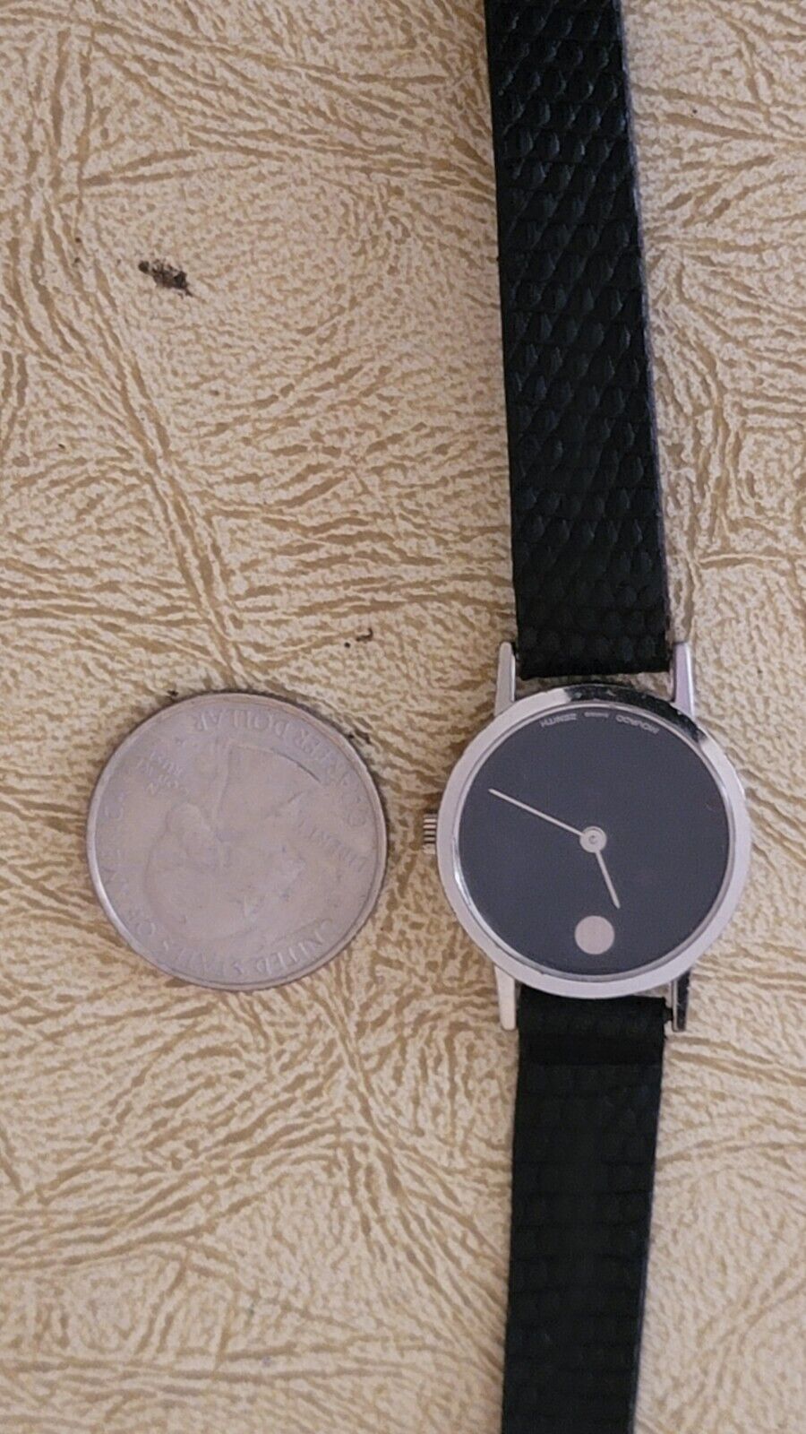 movado museum watch, zenith manual movement NOT  Running 