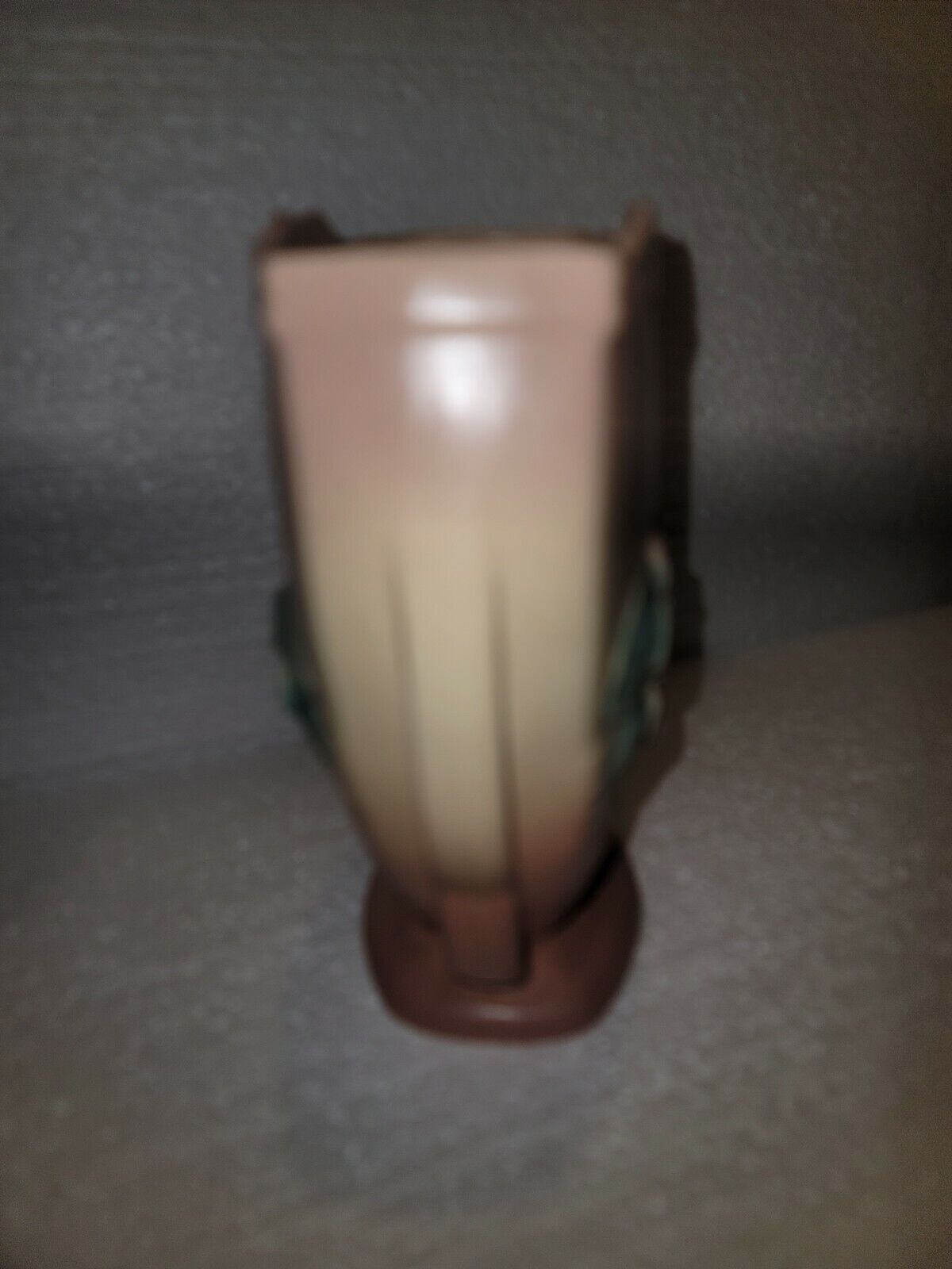 Vintage Hull Pottery Woodland Vase LG 6 1/2" Pink Waterlily 