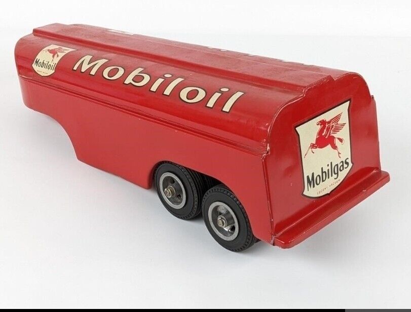 Vintage Restored Smith Miller GMC Mobilgas Mobil Oil Tanker Toy Truck Collect