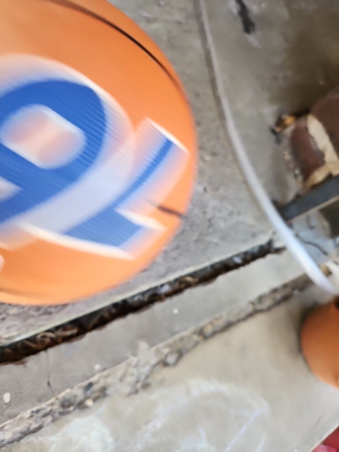 Vintage 76 Gasoline Orange Logo Promotional Souvenir Basketball Original Display