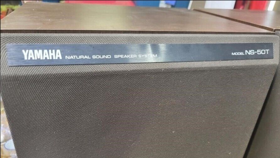 RARE Yamaha NS-50T Natural Sound Speakers With Wood Finish