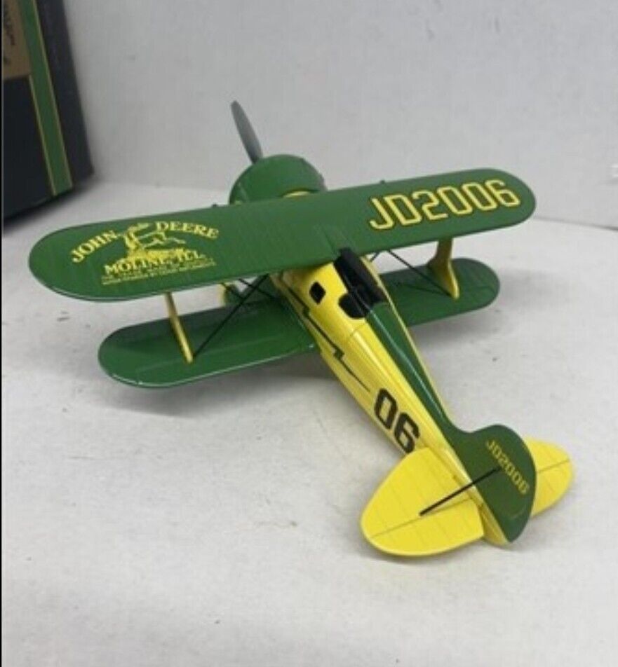 Spec Cast John Deere EAA 2006 Laird Super Solution Bi Plane Airplane Liberty