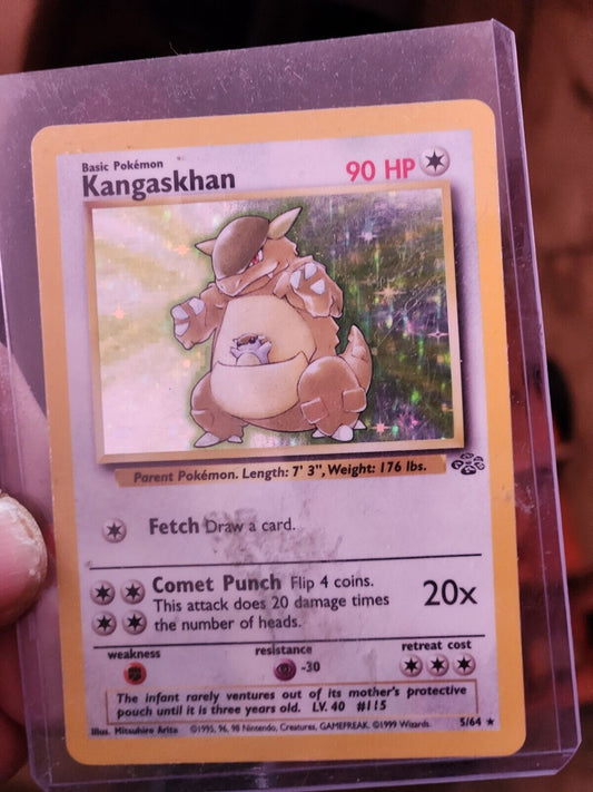 Pokemon 1998 Jungle Kangaskhan 5/64 Holo