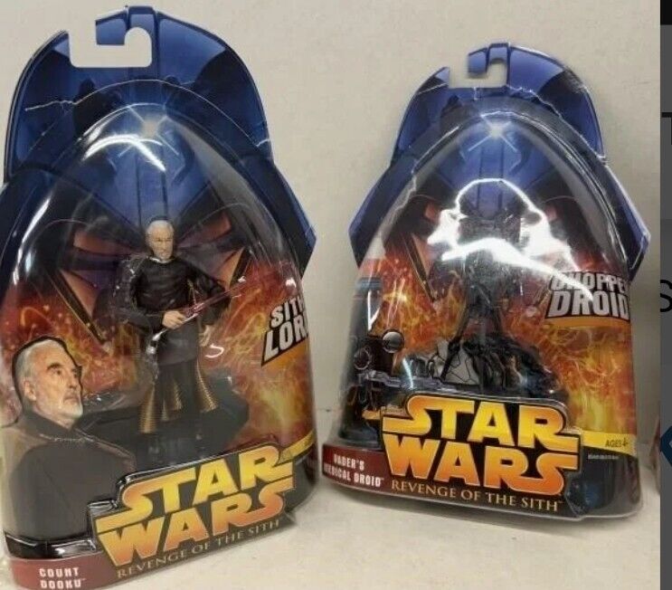 Star Wars Revenge of The Sith Sneak Preview Set of 4 Figures